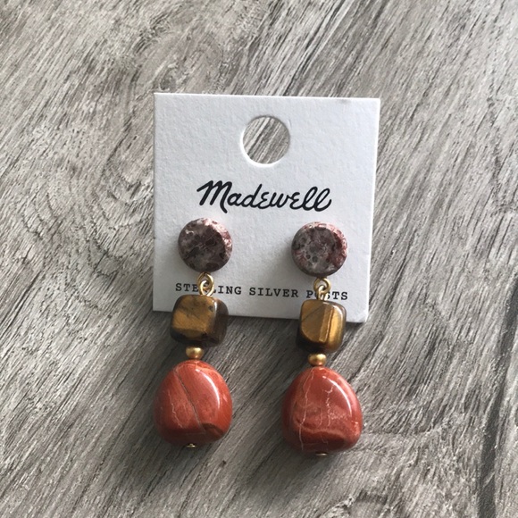 madewell stacked stone earring